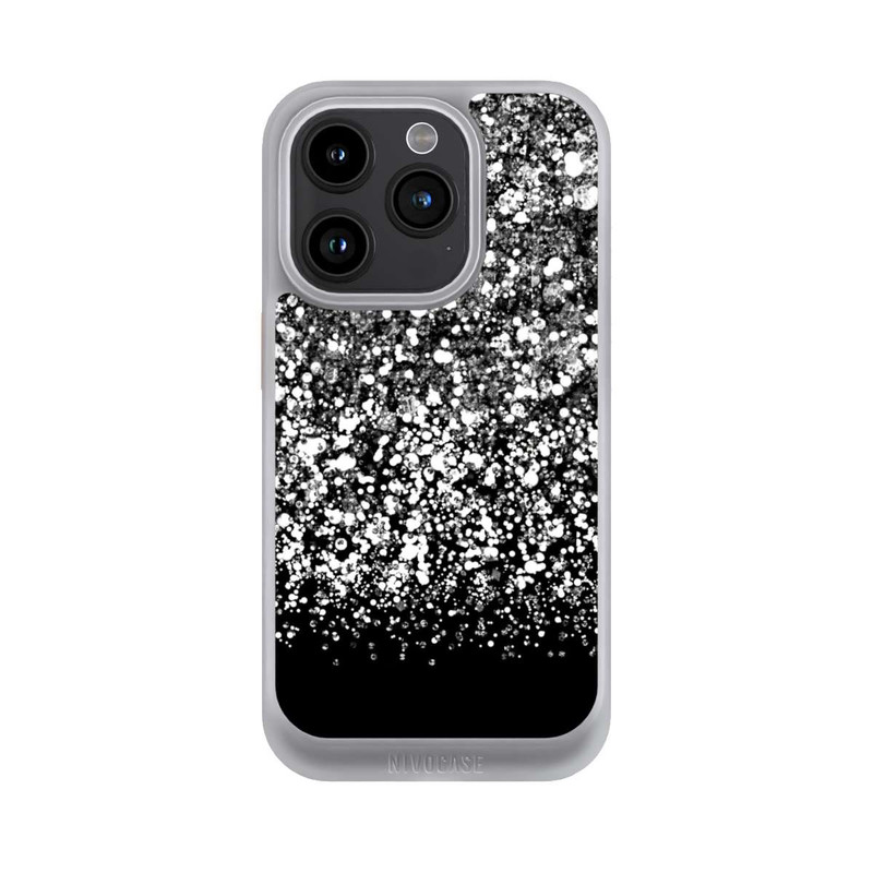 iPhone 15 Pro NIVOcore Schneefall Glitzerlook