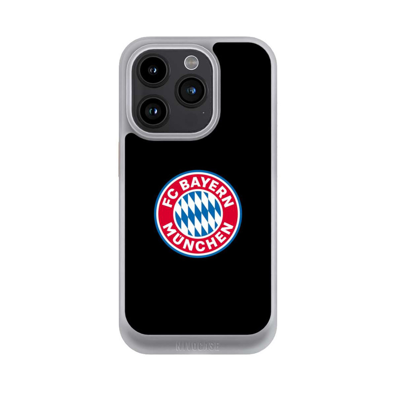 iPhone 15 Pro NIVOcore FCB Logo auf Schwarz