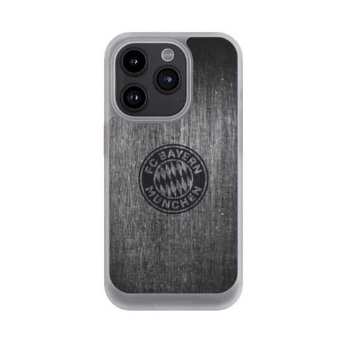 Apple iPhone 15 Pro NIVOcore Metalllook FCB Logo einfarbig