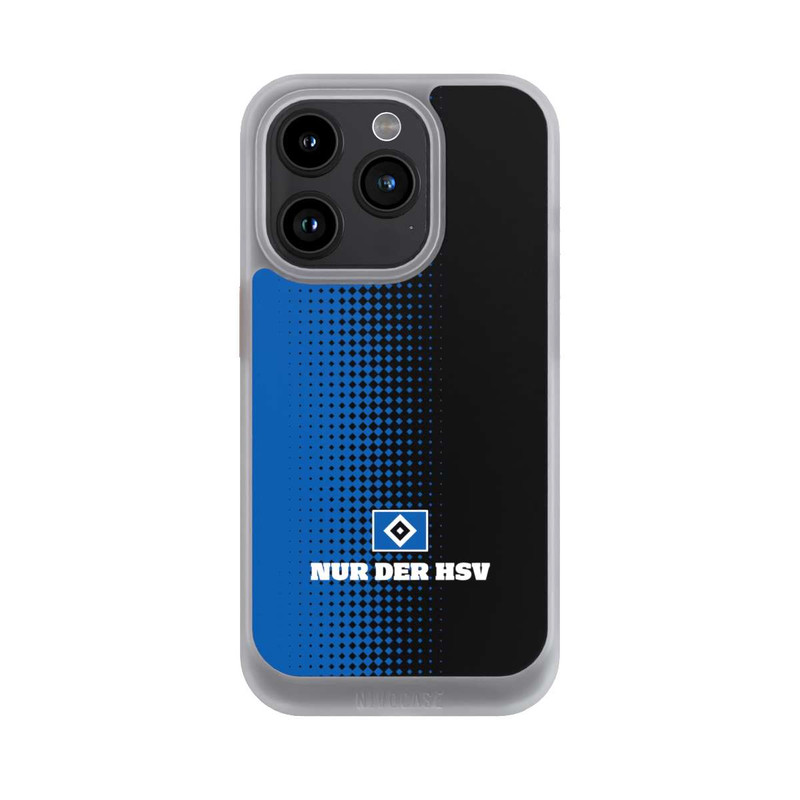 iPhone 15 Pro NIVOcore Nur der HSV - Rautenraster Schwarz