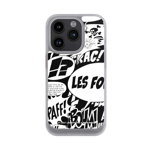 Apple iPhone 15 Pro NIVOcore Sprechblasen Asterix Schwarz