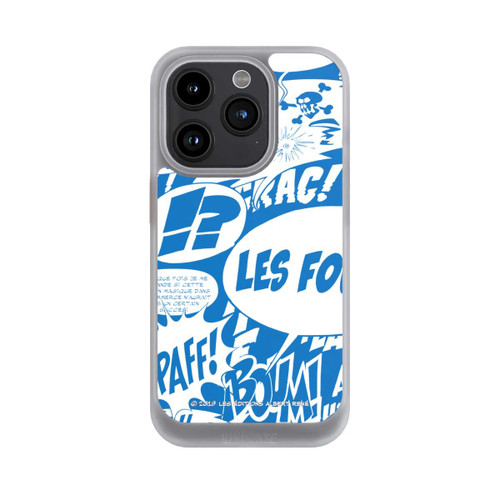 Apple iPhone 15 Pro NIVOcore Sprechblasen Asterix Blau
