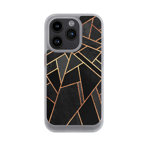 Apple iPhone 15 Pro NIVOcore Schwarze Nacht Gold Druck