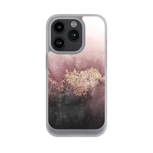 Apple iPhone 15 Pro NIVOcore Rosa Himmelsstaub Golddruck