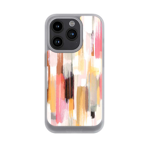 Apple iPhone 15 Pro NIVOcore Abstract Brushstrokes Autumn Shades