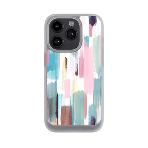 Apple iPhone 15 Pro NIVOcore Abstract Brushstrokes Pastel Shades