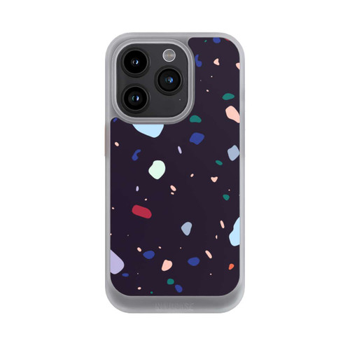 Apple iPhone 15 Pro NIVOcore Modern Dark Rounded Terrazzo