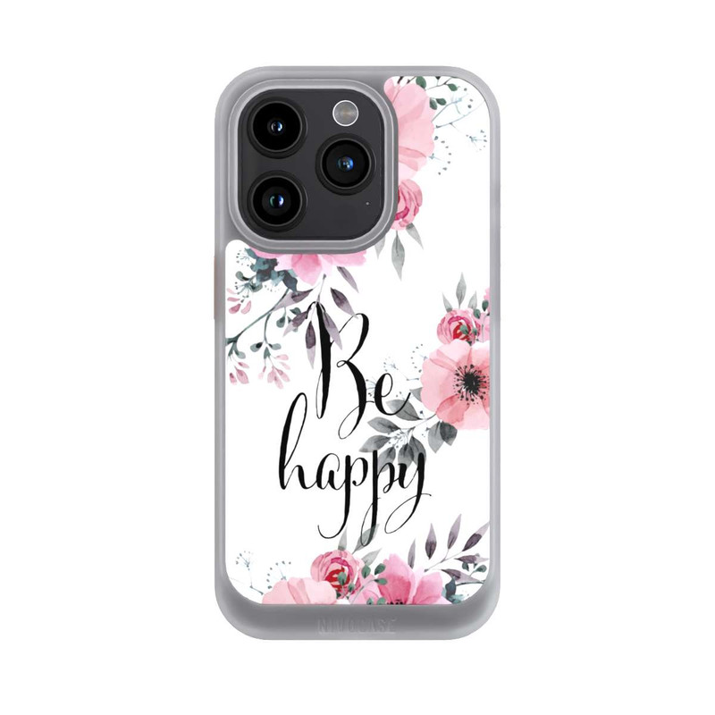 iPhone 15 Pro NIVOcore Be Happy Blumen