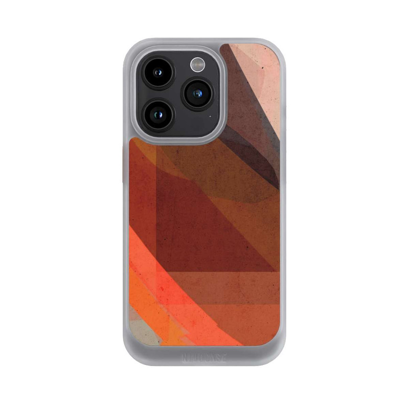 iPhone 15 Pro NIVOcore Welle Rostrot
