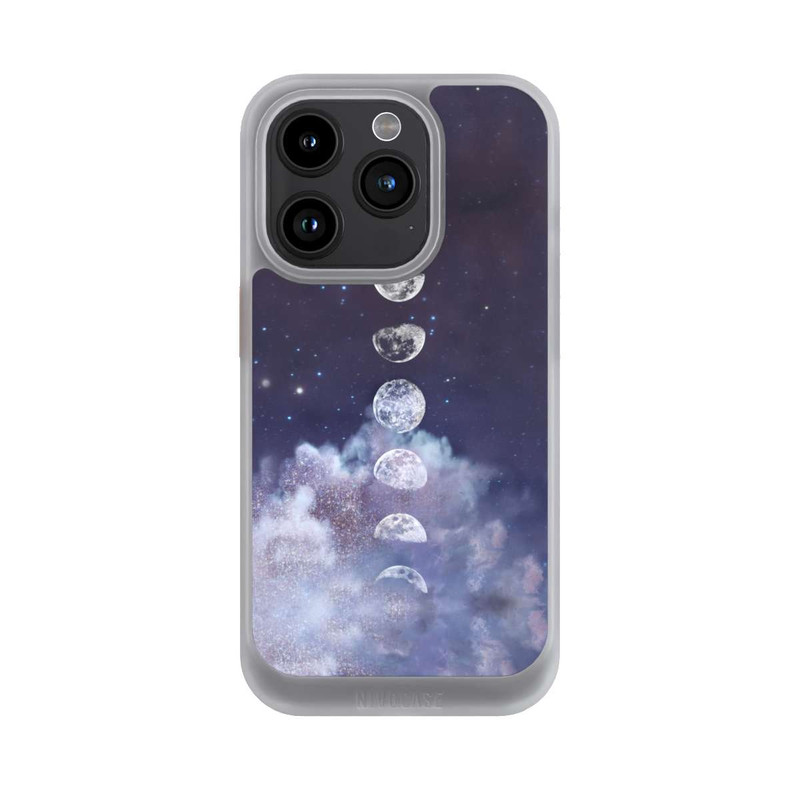 iPhone 15 Pro NIVOcore Mondphasen auf dem Mond