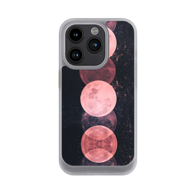 iPhone 15 Pro NIVOcore Rosa Mondphasen