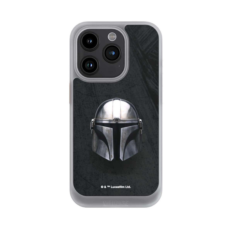 iPhone 15 Pro NIVOcore Schwarzer Mandalorianer Helm