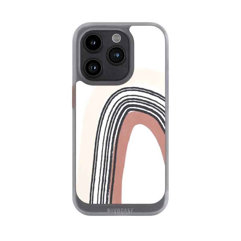 iPhone 15 Pro NIVOcore Texturierter Regenbogen