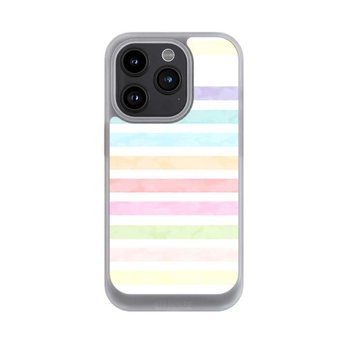 Apple iPhone 15 Pro NIVOcore Regenbogenfarbene Streifen