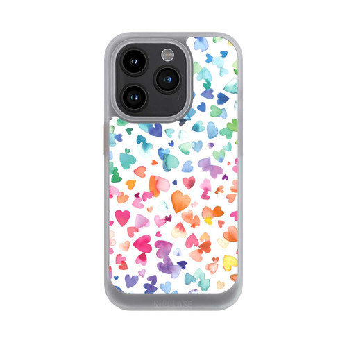 Apple iPhone 15 Pro NIVOcore Liebesherzen aquarell