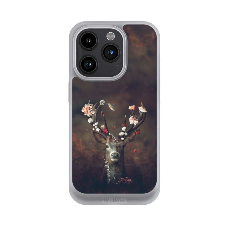 iPhone 15 Pro NIVOcore Fauna Flora Hirsch