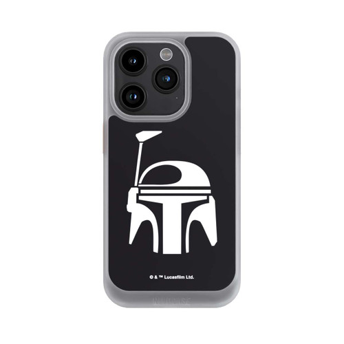 Apple iPhone 15 Pro NIVOcore Boba Fett Helm Schwarz