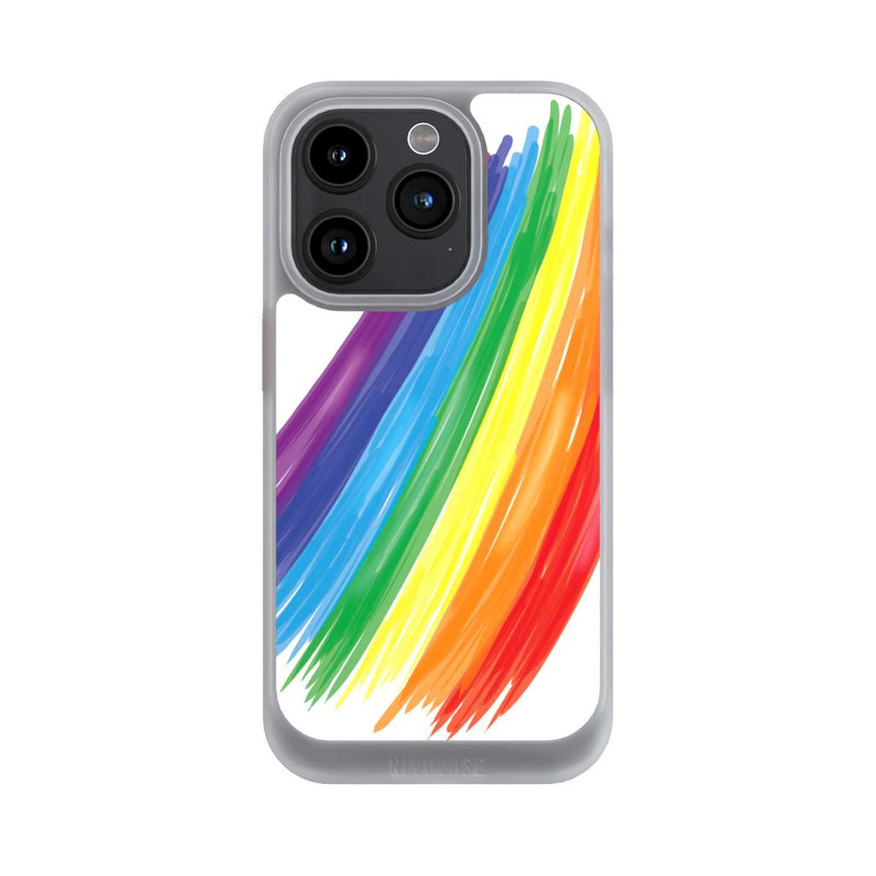 iPhone 15 Pro NIVOcore Rainbow Paint Brush