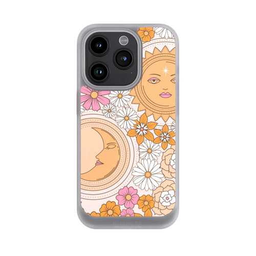 Apple iPhone 15 Pro NIVOcore Mond-Sonne-Blumen