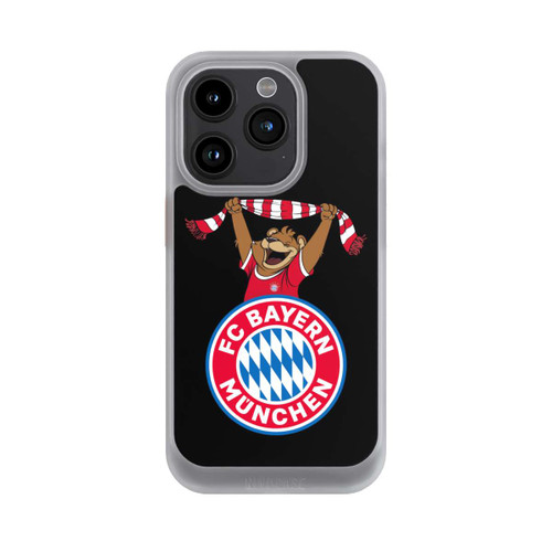 Apple iPhone 15 Pro NIVOcore Bernie Jubel mit Schal Schwarz