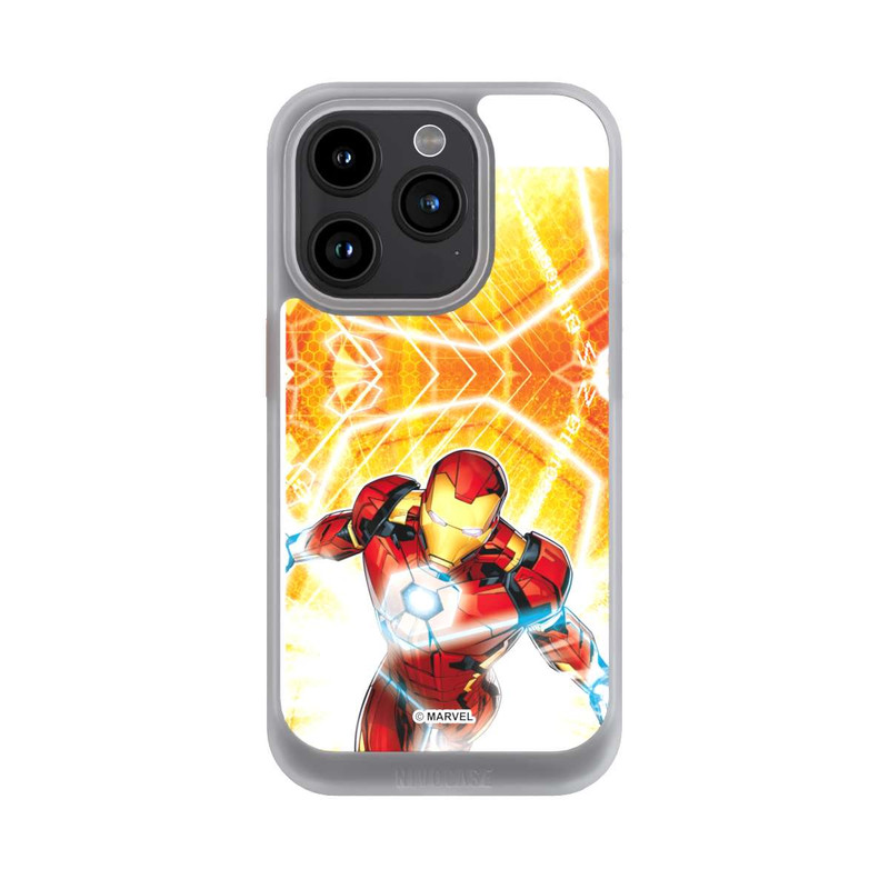 iPhone 15 Pro NIVOcore Iron Man on Fire