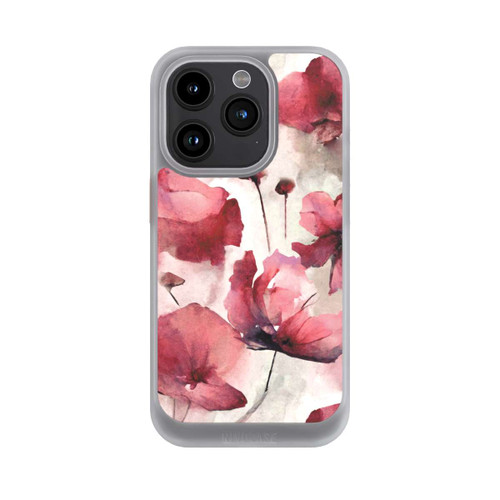 Apple iPhone 15 Pro NIVOcore Wilde Mohnblumen Aquarell mit KI