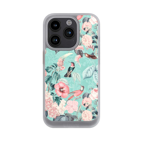 Apple iPhone 15 Pro NIVOcore Kolibri Paradies Pattern
