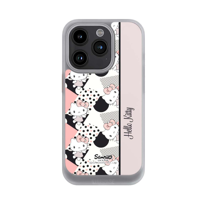 iPhone 15 Pro NIVOcore Hello Kitty elegantes Muster