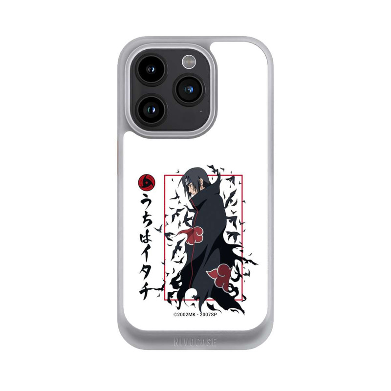 iPhone 15 Pro NIVOcore Itachi Krähen Weiß