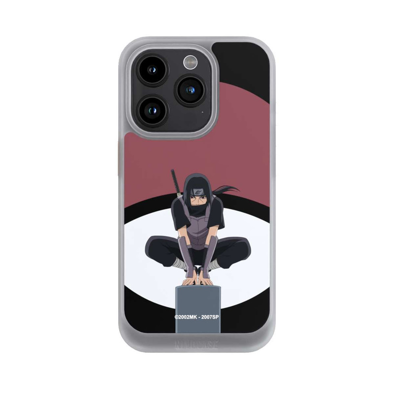 iPhone 15 Pro NIVOcore Itachi Uchiha Symbol schwarz