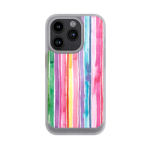 Apple iPhone 15 Pro NIVOcore Camouflage Regenbogenstreifen