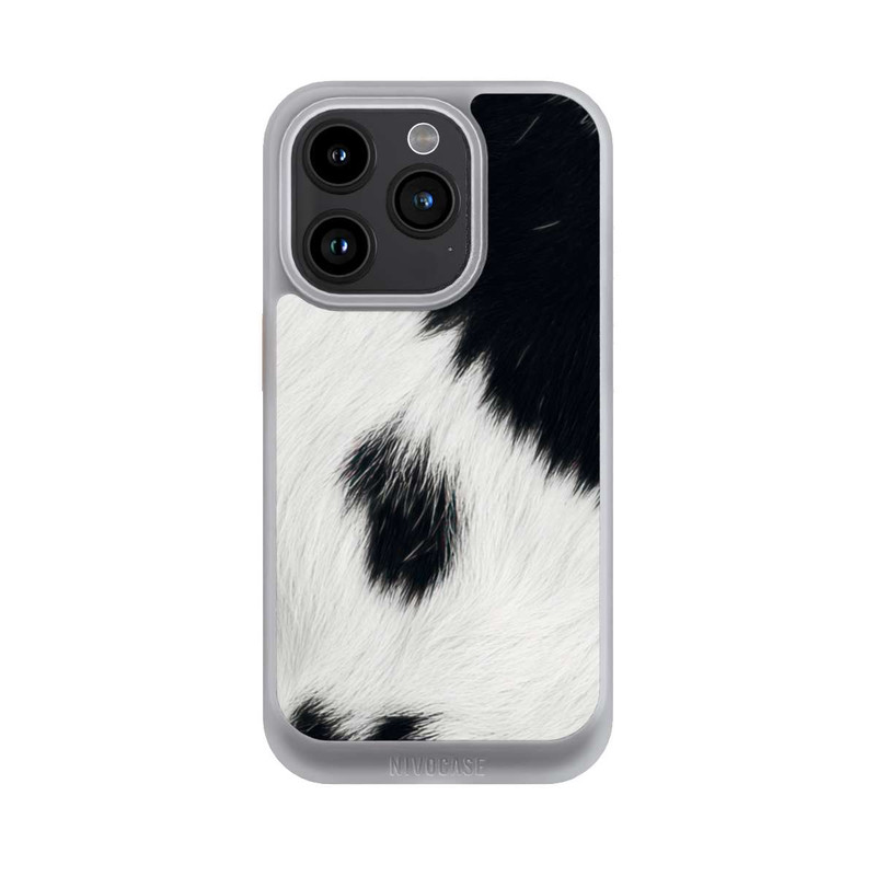 iPhone 15 Pro NIVOcore Tierfell Kuh Druck