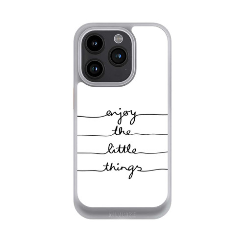 Apple iPhone 15 Pro NIVOcore Enjoy The Little Things White
