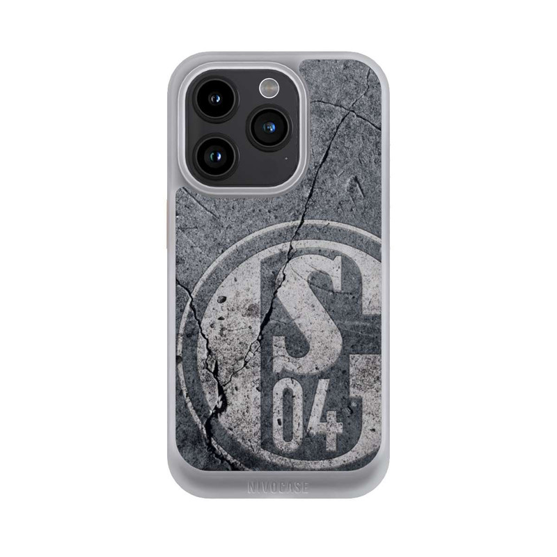 iPhone 15 Pro NIVOcore Schalke 04 Beton Look