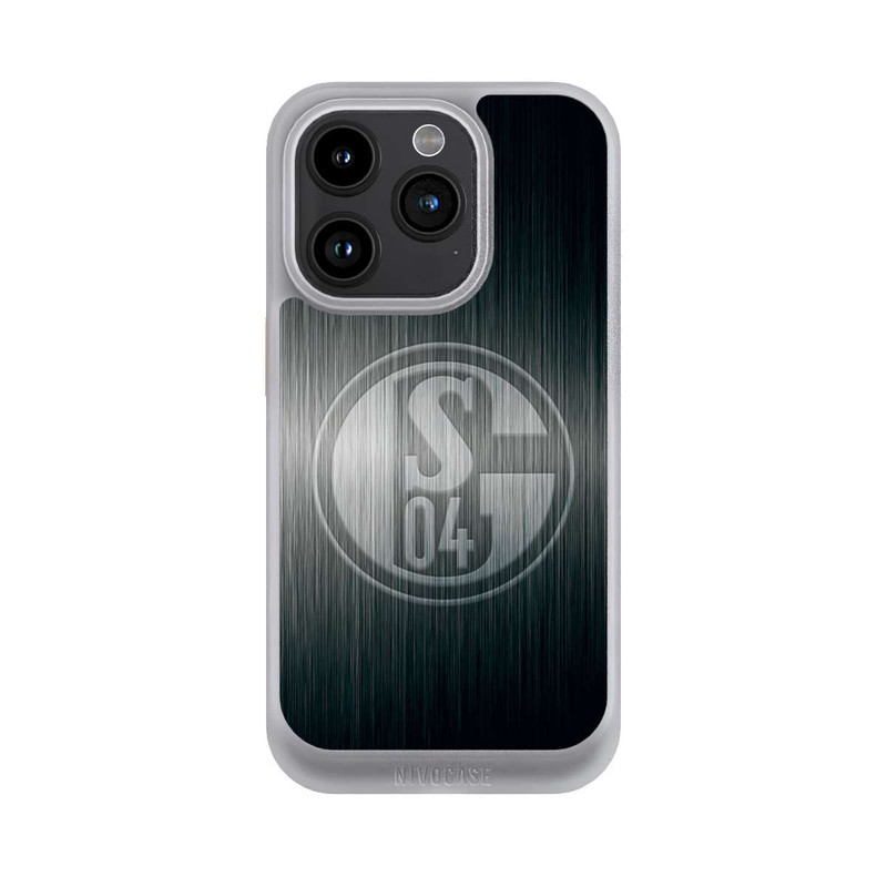 iPhone 15 Pro NIVOcore Schalke 04 Metall Look