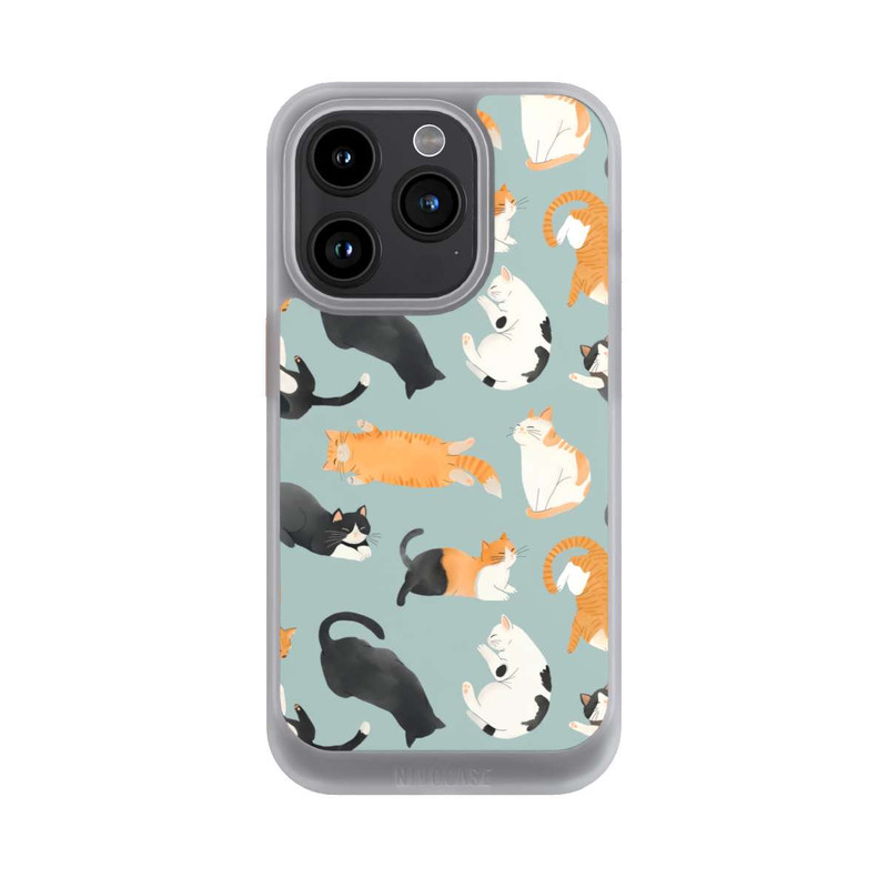 iPhone 15 Pro NIVOcore Cats Pattern