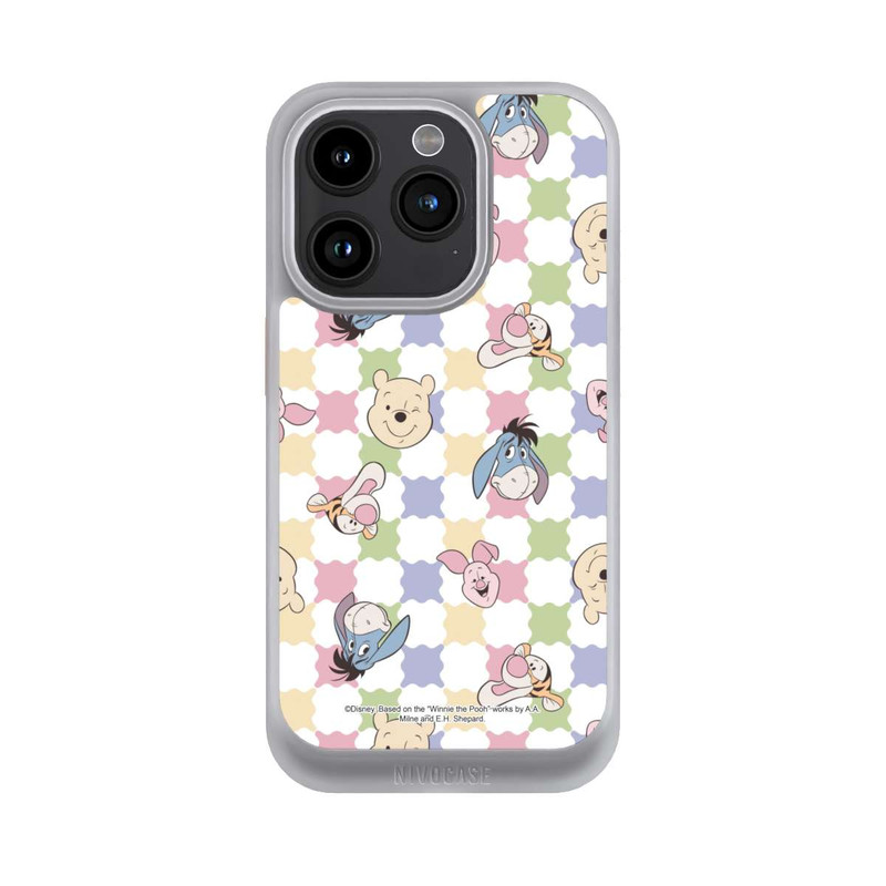 iPhone 15 Pro NIVOcore Winnie Puuh und Freunde farbenfrohes Muster