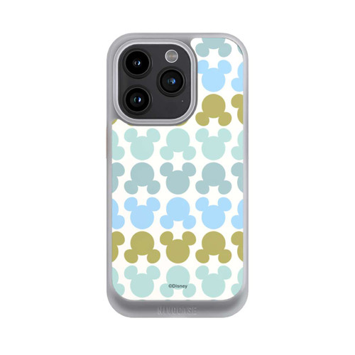 Apple iPhone 15 Pro NIVOcore Disney Mickey Icon Pattern Green and Blue