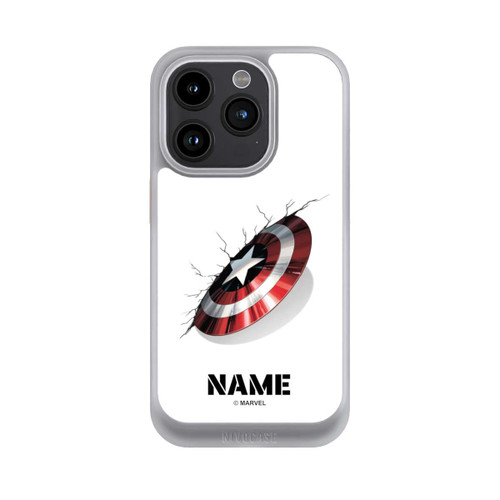 Apple iPhone 15 Pro NIVOcore Captain America Shield Personalisierbar