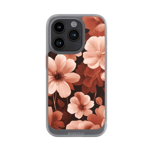 Apple iPhone 15 Pro NIVOcore Rote Negativblumen mit KI