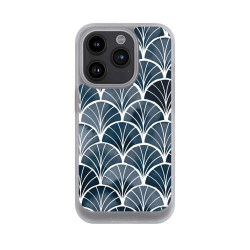 Apple iPhone 15 Pro NIVOcore Botanical Breeze Art Deco Grey