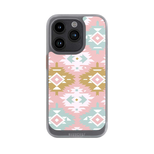 Apple iPhone 15 Pro NIVOcore Modern Tribal Boho Aztec Geometric Design