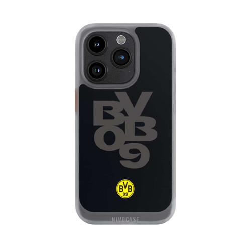 Apple iPhone 15 Pro NIVOcore BVB09 Grau Schwarz