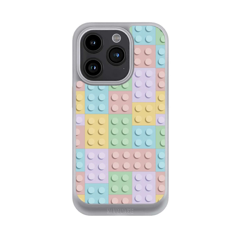 iPhone 15 Pro NIVOcore Buntes Blockmuster