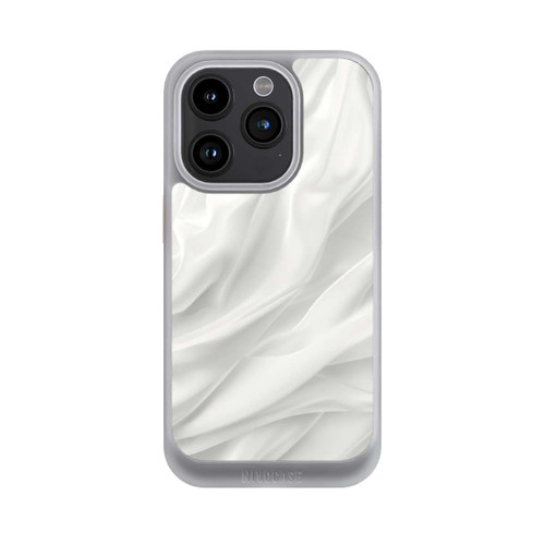 Apple iPhone 15 Pro NIVOcore Weiße Seidenmatte Textur mit KI