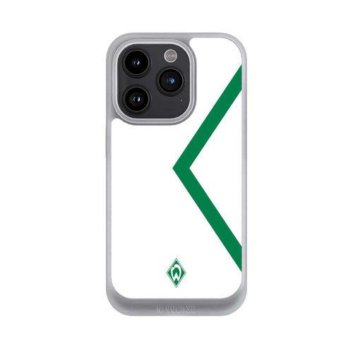 Apple iPhone 15 Pro NIVOcore Werder Bremen Rautenelement Grün
