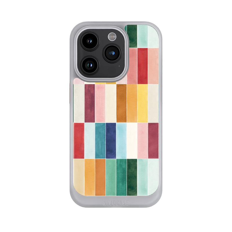 iPhone 15 Pro NIVOcore Modern Craft Geometric Rectangular Tiles