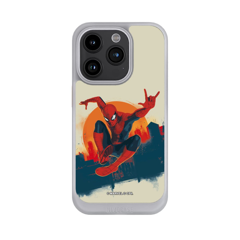 iPhone 15 Pro NIVOcore Spider-Man Hero Force beige