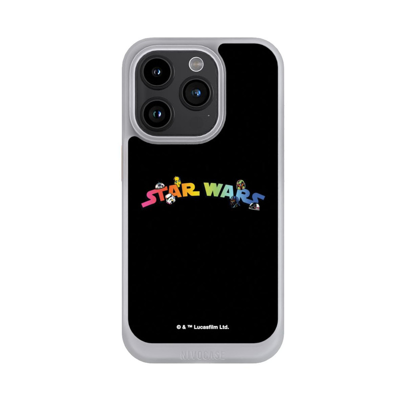 iPhone 15 Pro NIVOcore Logo Star Wars coloré