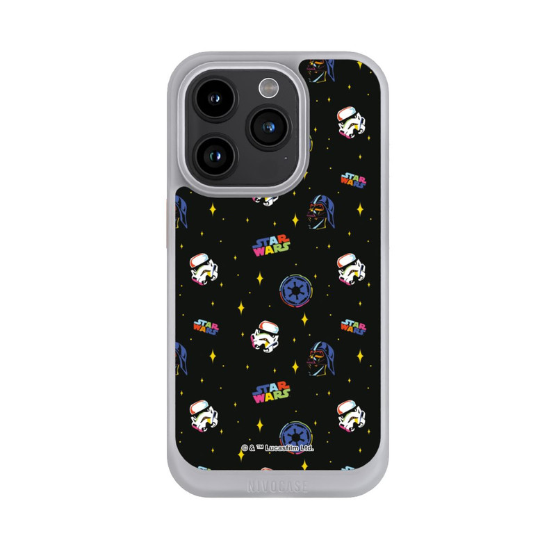 iPhone 15 Pro NIVOcore Motif Star Wars coloré